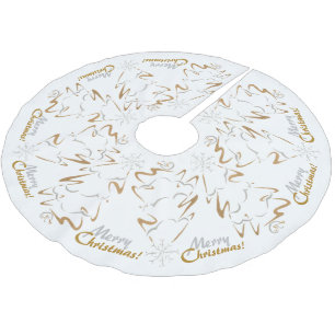 Gold- en zilveren kerstboom kerstboom rok