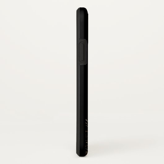 Gold en zwart op maat Case-Mate iPhone case (Achterkant / rechts)