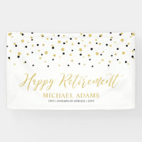 Gold- en zwarte Confetti | Verbod op een gelukkige