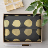  Gold- en zwarte Stippen 10 lbs-papier Tissuepapier (Geschenk)