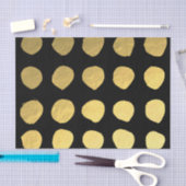  Gold- en zwarte Stippen 10 lbs-papier Tissuepapier (Craft)