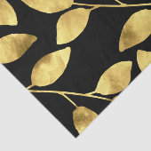 Gold- en zwarte Waterverf Tissuepapier (Detail)