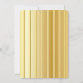 Gold et Black Sweet 16 Invitation Masquerade (Dos)