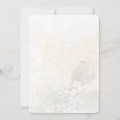 Gold et Blush Floral Invitation 50e anniversaire (Dos)