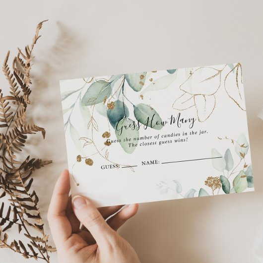 Gold Eucalyptus Devine Combien De Carte De Jeu