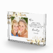 Gold Eucalyptus moeder van het Bride-fotoblok Fotoblokken (Rechts)