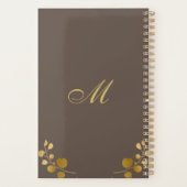 Gold Eucalyptus PHOTO Wedding Planner (Achterkant)