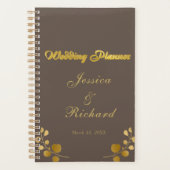 Gold Eucalyptus Wedding Planner (Voorkant)