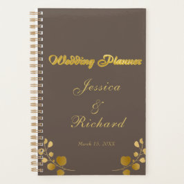 Gold Eucalyptus Wedding Planner