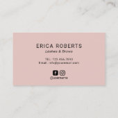 Gold Eyelash Makeup Artist Blush Pink Loyalty (Achterkant)