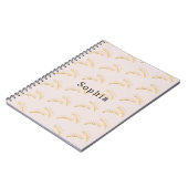 Gold Eyelashes Notitieboek (Linkerzijde)