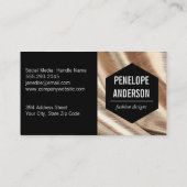 Gold Fabric Visitekaartje (Achterkant)