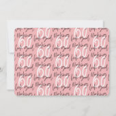 Gold faire 60 look bonne photo invitation annivers (Dos)