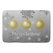 Gold Fancy kerstsieraad Bath Mat (Voorkant)