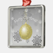Gold Fancy kerstsieraardenkeramisch Ornament (Links)