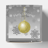 Gold Fancy kerstsierbox Bedankdoosjes (Bovenkant)