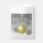 Gold Fancy kerstsiertassen Bedankzakje (Voorkant)