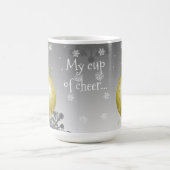 Gold Fancy Noël Ornement café Mug (Centre)