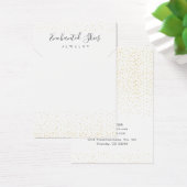 Gold Faux Foil Collier bijoux Display Card (Bureau)