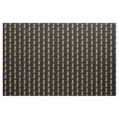 Gold Faux Foil Pineapple Fabric Stof (Yard (91,4 cm))