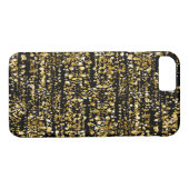 Gold Faux Glitter en Sparkles Case-Mate iPhone Case (Achterkant (Horizontaal))