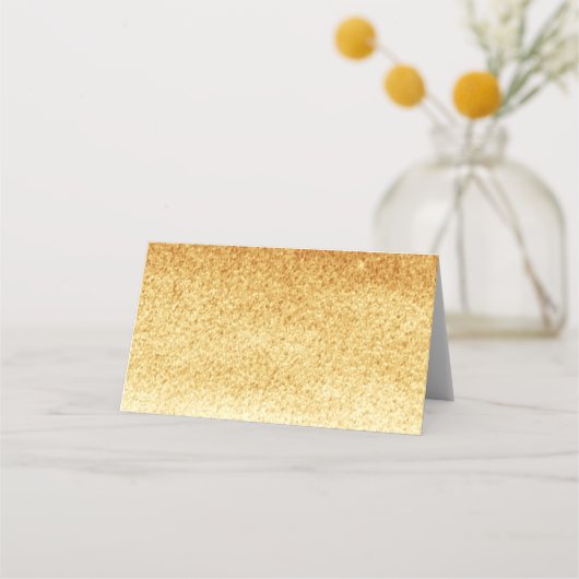 Gold Faux Glitter Table Seating Numbers (Achterkant)