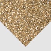 Gold Faux Glitter Tissuepapier (Detail)
