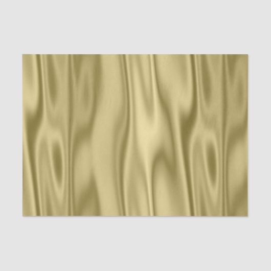 Gold Faux satin Fabric in mappen Tissuepapier (Voorkant)