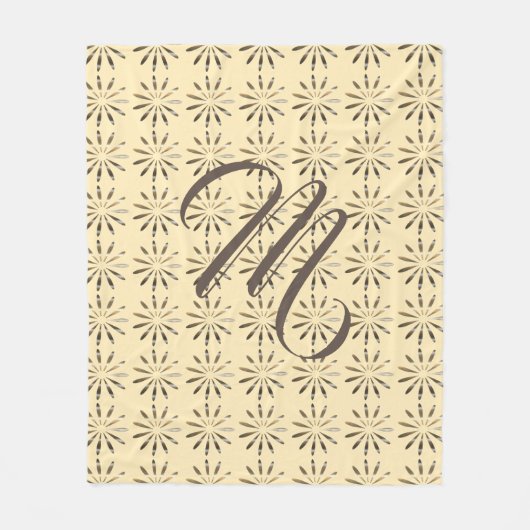 Gold Feestdagen Vibe Fleece Deken (Voorkant)