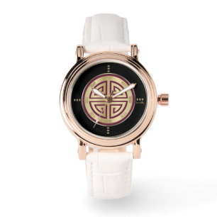 Gold Feng Shui Luxe Symbool Horloge
