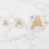 Gold Festif Arbre de Noël Confetti (Devant)