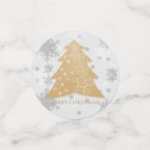 Gold Festif Arbre de Noël Confetti (Petit recto)