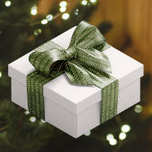 Gold Festive Chevron Pattern over Groen Lint