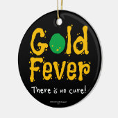 Gold Fever Keramisch Ornament (Links)
