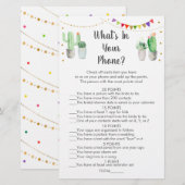 Gold Fiesta Cactus wat er in je telefoonspel zit (Voorkant / Achterkant)