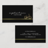 Gold  fiets visitekaartje (Voorkant / Achterkant)