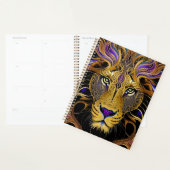 Gold Filigree Lion Planner (Display)