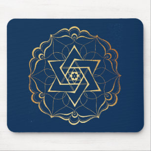 Gold filigree Star van David Muismat
