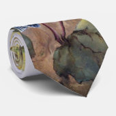 Gold Finches Stropdas (Opgerold)