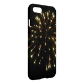 Gold Fireworks Burst iPhone Hoesje (Achterkant rechts)