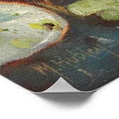 Gold Fish Koi Pond Water Lilie Poster (Hoek)