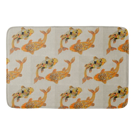 Gold Fish Pond Badmat (Voorkant)