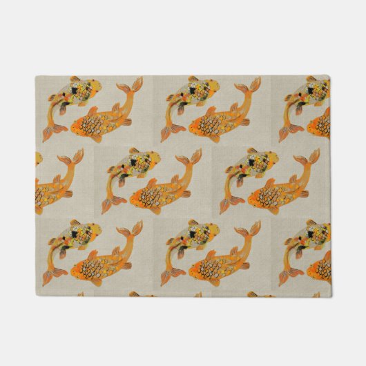 Gold Fish Pond Deurmat (Voorkant)