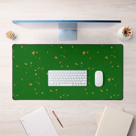 Gold Flakes sur Emerald Green (Bureau 1)
