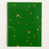 Gold Flakes sur Emerald Green (Devant)