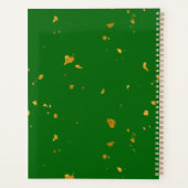 Gold Flakes sur Emerald Green (Dos)