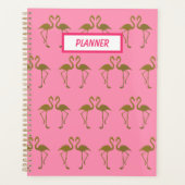 Gold Flamingo Planner (Voorkant)