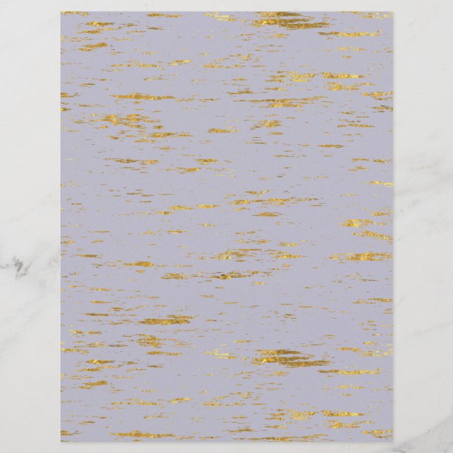 Gold Flecked Scrapbook Paper (Voorkant)