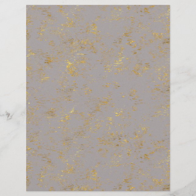 Gold Flecked Scrapbook Paper (Voorkant)