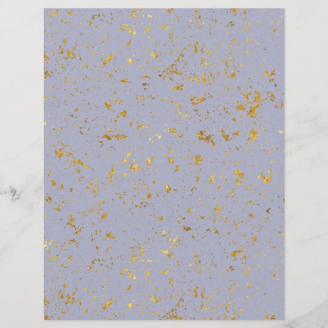 Gold Flecked Scrapbook Paper (Voorkant)